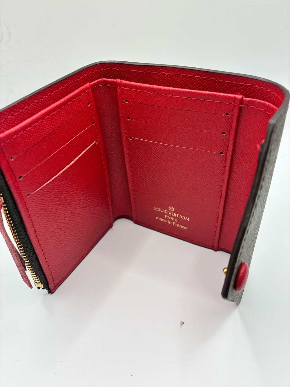 Louis Vuitton Monogram Canvas Wallet with Red lining - Picture 6 of 8